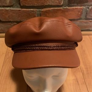 Brixton leather look Fiddler hat